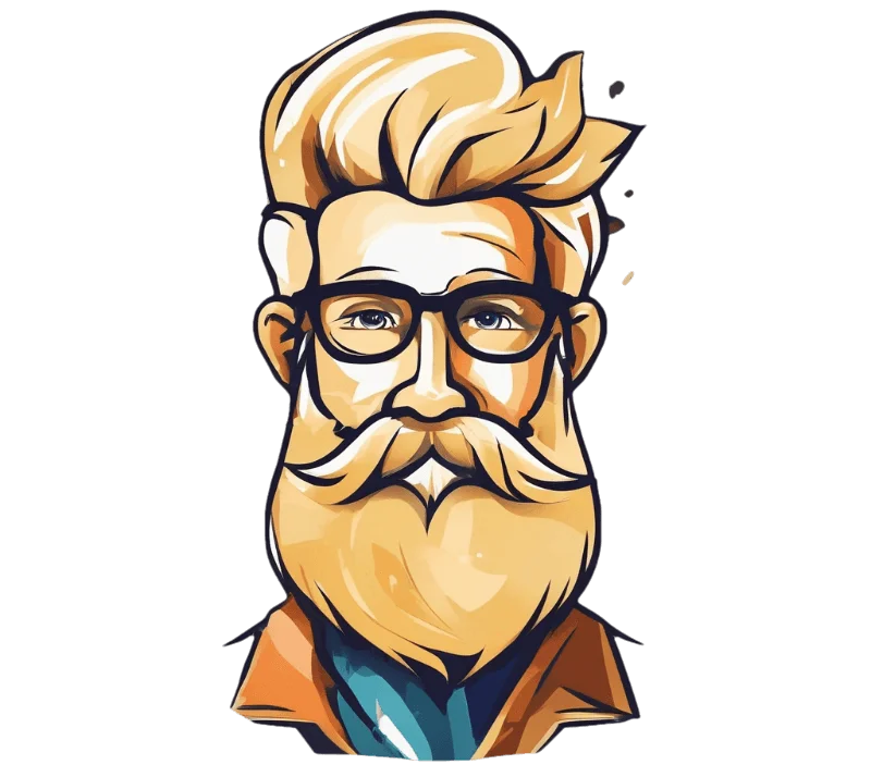 Primary navigation Logo (illustrated mascot mark)